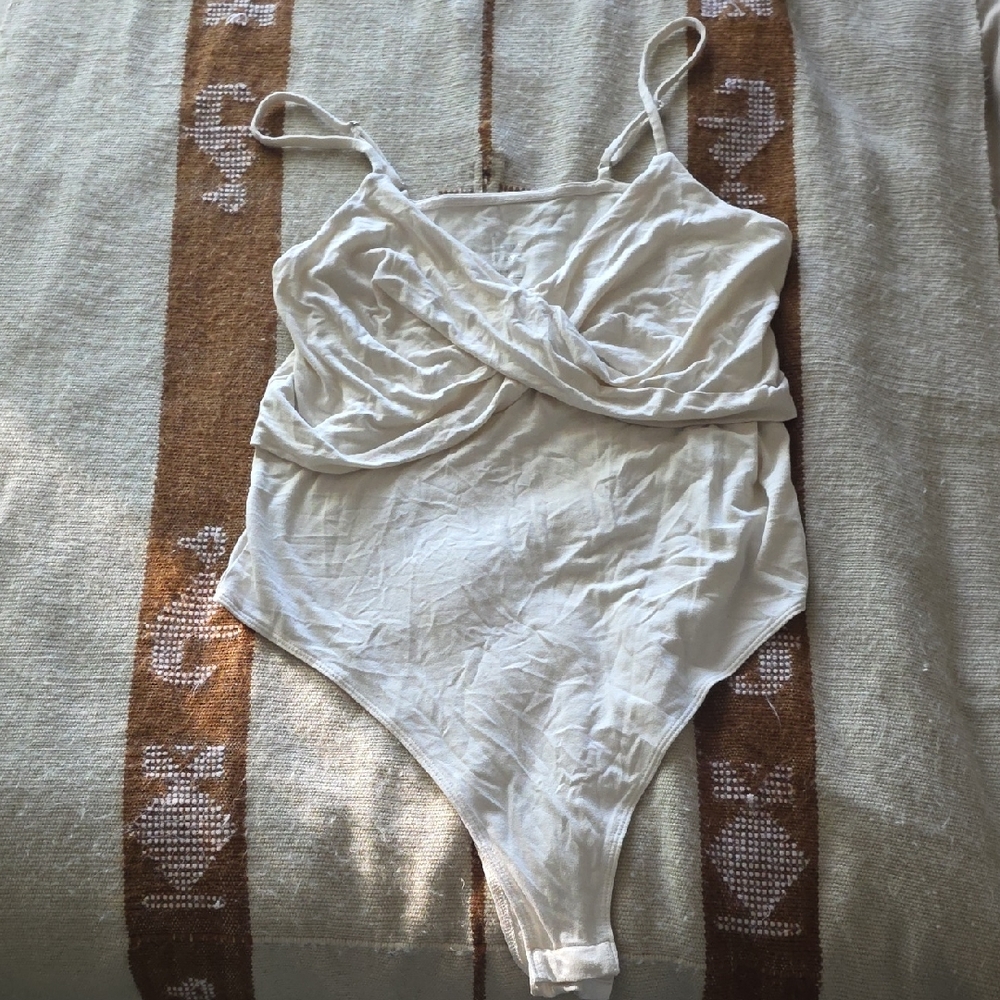 a new day Cream Bodysuit